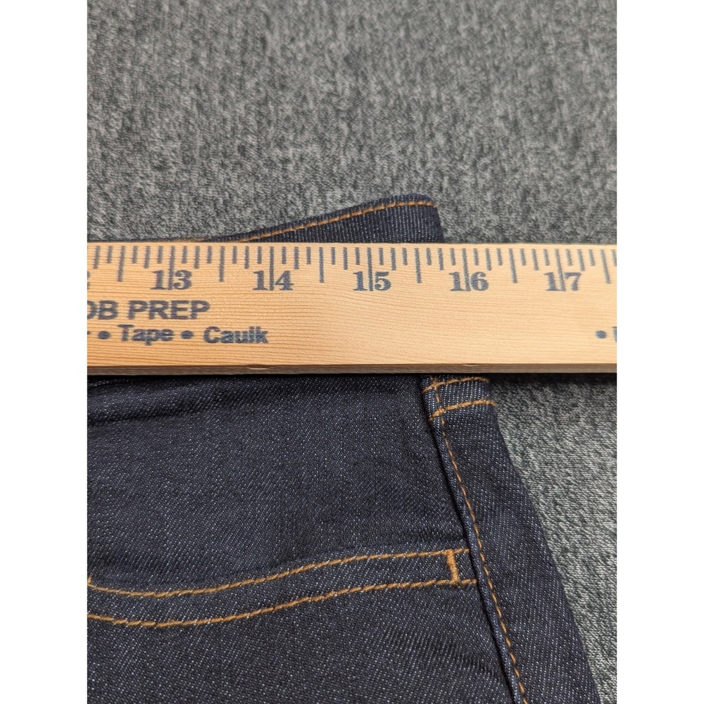 Old‎ Navy Womens Dark Wash Denim Pencil Skirt Size 8 Regular Stretch Knee Length - Picture 7 of 8